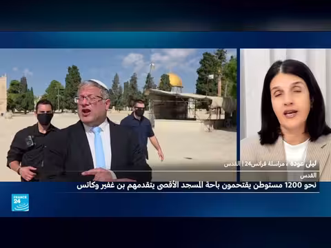 مئات المستوطنين يقتحمون المسجد الأقصى يتقدمهم بن غفير وكاتس