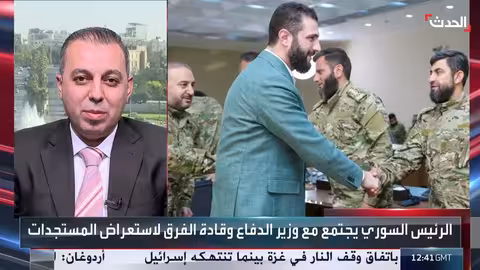 اجتماع الرئيس السوري مع قيادة الجيش ومناقشة ملفات الأمن الإقليمي