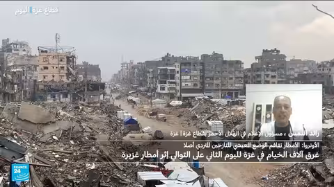 غزة: وفاة رضيعة بسبب البرد في خان يونس