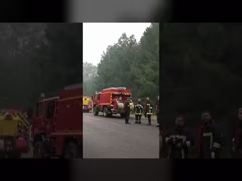 حرائق واسعة في فرنسا وإسبانيا