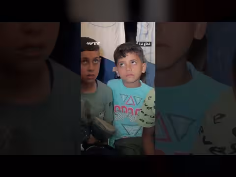 أطفال غزة يودعون شهداءهم في عيدهم