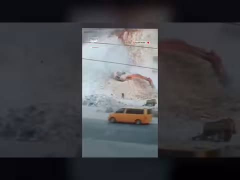 انهيار صخري على آلية حفر ومقتل سائقها في جنين