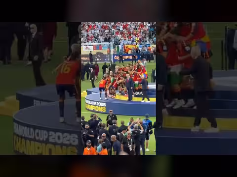 اسبانيا تفوز بكأس العالم 2026