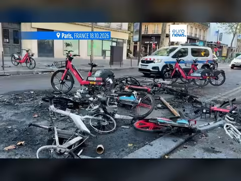 مسار دمار يعبر باريس بعد احتجاجات السبت