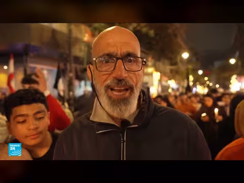 تظاهر داعموا حزب الله في بيروت