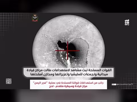 القوات المسلحة تبث مشاهد استهدافات لمراكز قيادة وتجمعات المليشيا