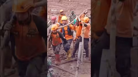 انهيار أرضي في إندونيسيا يخلف قتلى ومفقودين
