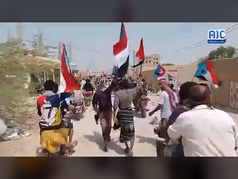 مسيرة دراجات نارية في شبوة دعماً للمجلس الانتقالي