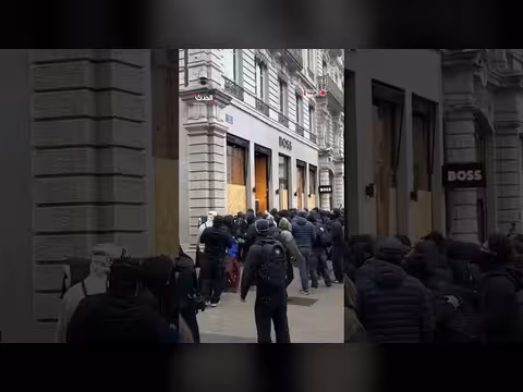 نهب متجر أزياء فاخر وسط ليون الفرنسية خلال احتجاجات غلاء المعيشة