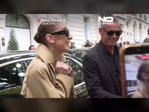 معجبون يستقبلون سيلين ديون في باريس قبل انطلاق إقامتها الفنية