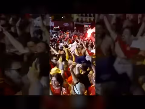 احتفالات في مدريد بتتويج إسبانيا بكأس العالم
