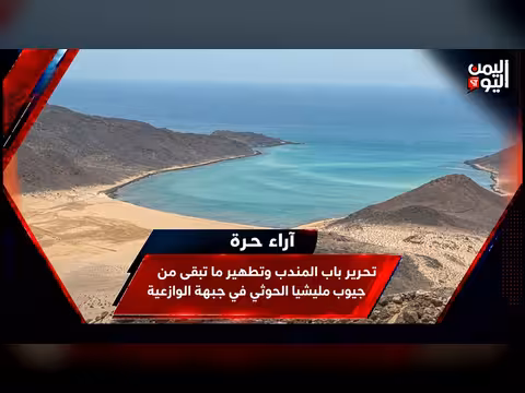 آراء حرة: تحرير باب المندب وتطهير جيوب الحوثي في الوازعية
