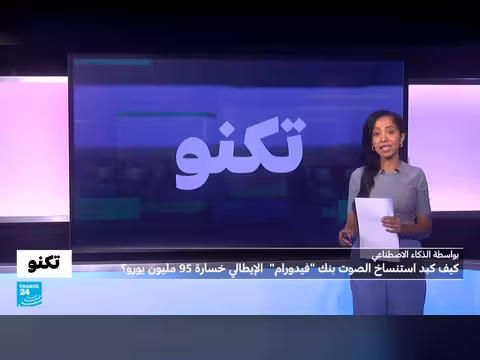 محتالون يسرقون 95 مليون يورو من بنك إيطالي باستنساخ صوت الذكاء الاصطناعي