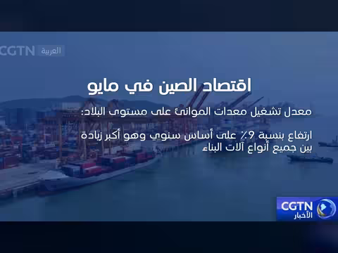 مؤشرات اقتصادية تدل على تعافي قوي في الصين