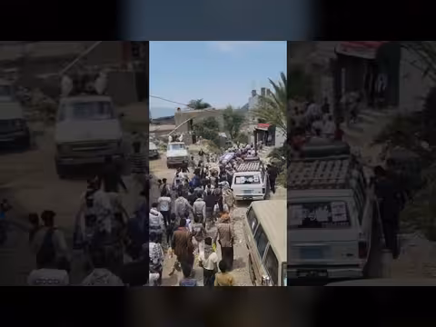 تعز تشيع اثنين من أبطال المقاومة الوطنية