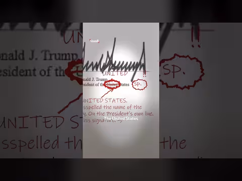 خطأ إملائي في وثيقة للبيت الأبيض يثير جدلاً على مواقع التواصل