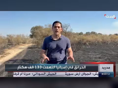 حرائق الغابات في إسبانيا تلتهم 133 ألف هكتار بسبب موجات الحر