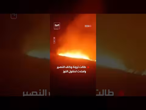 حرائق هائلة تجتاح مناطق بولاية سطيف الجزائرية وتطال حقول اللوز