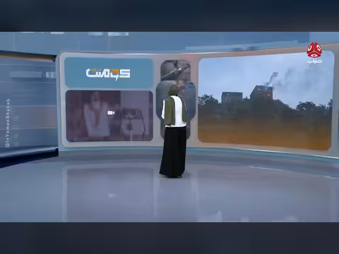 مشهد مأساوي لصاعقة رعدية تحرق منزلاً في ريمة