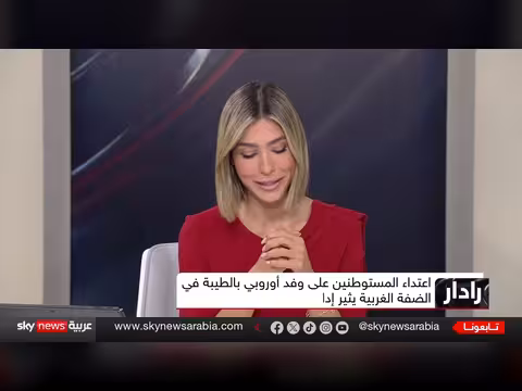اعتداء المستوطنين على وفد أوروبي في الضفة الغربية ودلالاته السياسية