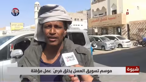 شبوة: موسم العسل يوفر فرص عمل مؤقتة للشباب