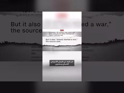 تقرير ذكاء اصطناعي خاطئ كاد يشعل حربًا بين أمريكا والصين