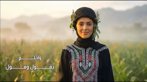 أصالة الشريجة تؤدي أغنية وانا غريب جوال لأيوب طارش عبسي