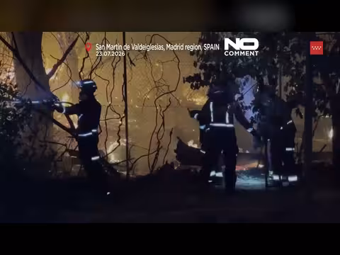 حالة طوارئ بسبب حرائق قرب مدريد