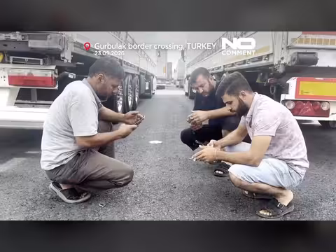 تأخيرات مرورية كارثية لشاحنات البضائع على معبر تركيا وإيران الحدودي