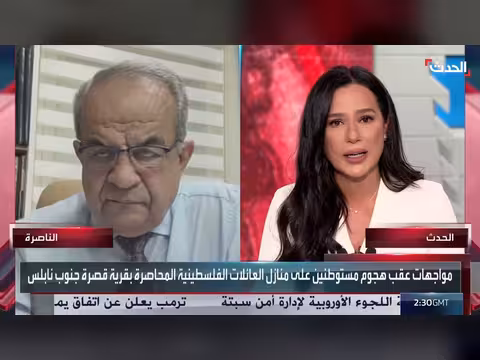صحافي: تنسيق بين المستوطنين والجيش الإسرائيلي في الاعتداء ات بالضفة الغربية