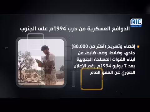 الدوافع العسكرية من حرب 1994 على الجنوب