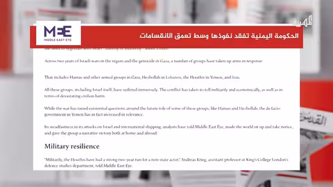تراجع نفوذ الحكومة اليمنية وصعود نفوذ الحوثيين