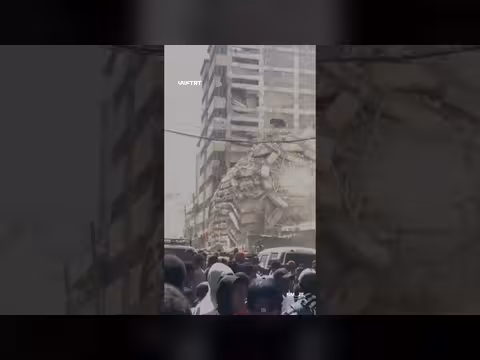 انهيار مبنى قيد الإنشاء من 18 طابقاً في نيروبي