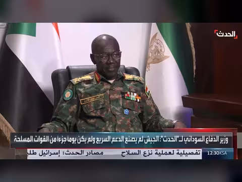 وزير الدفاع السوداني: قواتنا متقدمة في كل المحاور