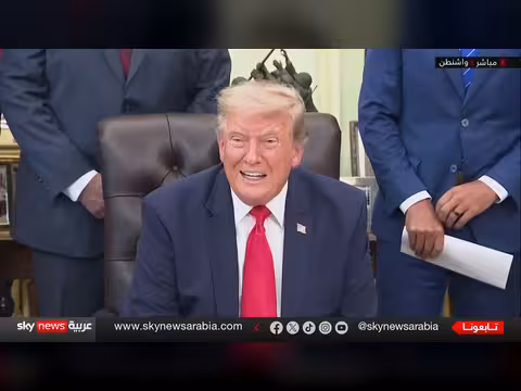 ترامب يتوعد إيران بضربات قوية ويعلّق على ما حدث في مصر