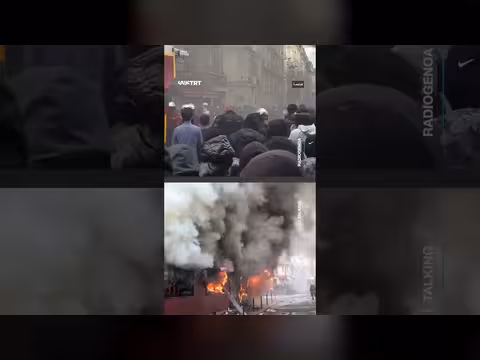 صاحب مطعم بباريس يرش عطراً على متظاهرين فيُحرق مطعمه