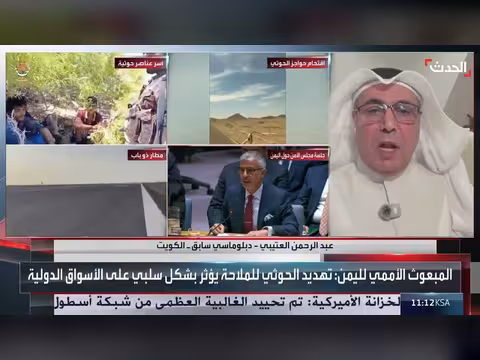 دبلوماسي سابق: تأمين مضيق باب المندب شأن دولي لحماية التجارة العالمية