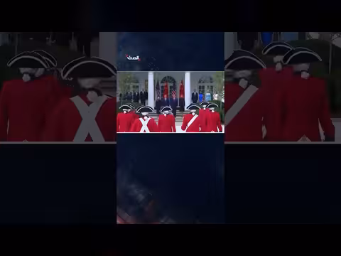 ترمب يستضيف الرئيس الصيني شي جين بينغ وزوجته باحتفالية عسكرية بالبيت الأبيض