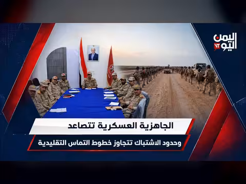 الجاهزية العسكرية تتصاعد وحدود الاشتباك تتجاوز خطوط التماس التقليدية بتوقيت صنعاء