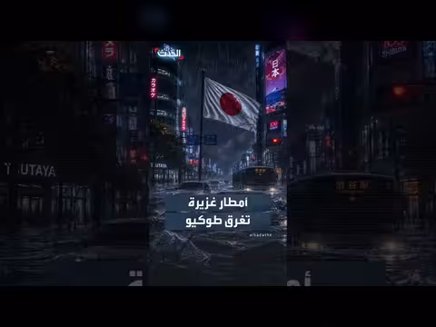 الأمطار الغزيرة في اليابان تقتل أربعة وتشل حركة طوكيو