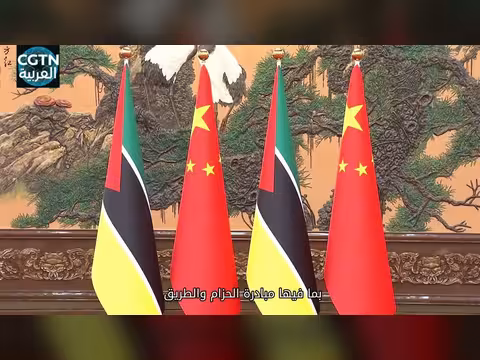 شي جين بينغ يلتقي رئيس موزمبيق