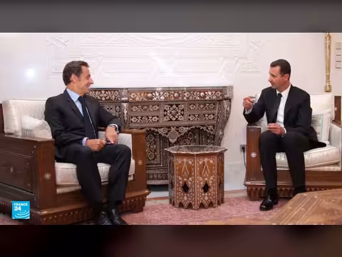 ماكرون أول رئيس غربي يزور دمشق منذ سنوات