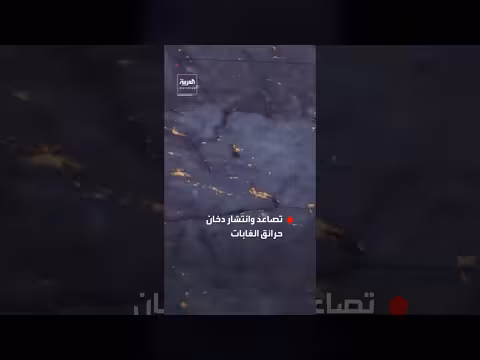 الأقمار الصناعية ترصد تصاعد حرائق الغابات في المحيط الهادئ