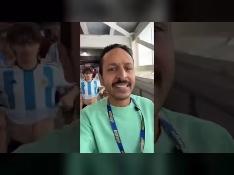 الاجواء مشتعلة في مباراة الأرجنتين