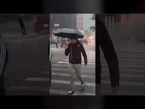 أمطار غزيرة تضرب نيويورك قبل نهائي كأس العالم