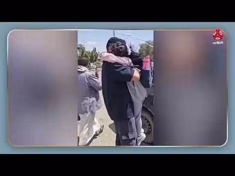صرخة شوق طفلة بعد لقاء أبيها المغترب