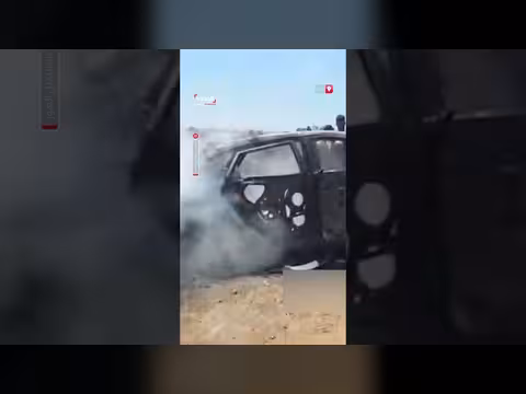 الجيش الإسرائيلي يقصف مركبة في غزة