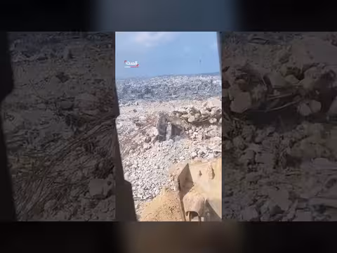 جندي إسرائيلي يوثّق الدمار الهائل في قطاع غزة