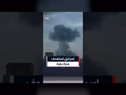 الجيش الإسرائيلي يستهدف منزلًا سكنيًا في مخيم المغازي