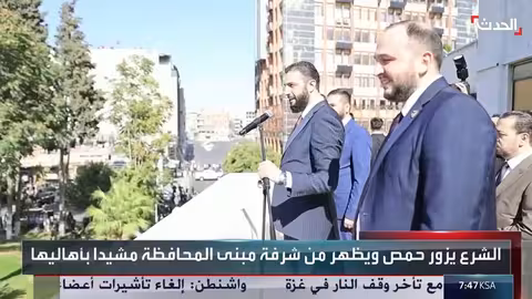الرئيس السوري يزور حمص ويلتقي بأهالي المدينة